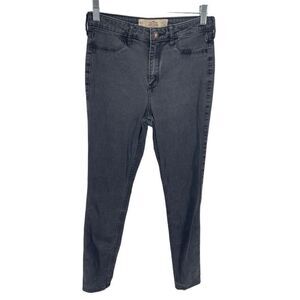 Hollister Womens Jean Legging High Rise Skinny Denim Stretch Gray Size 5R 27x29